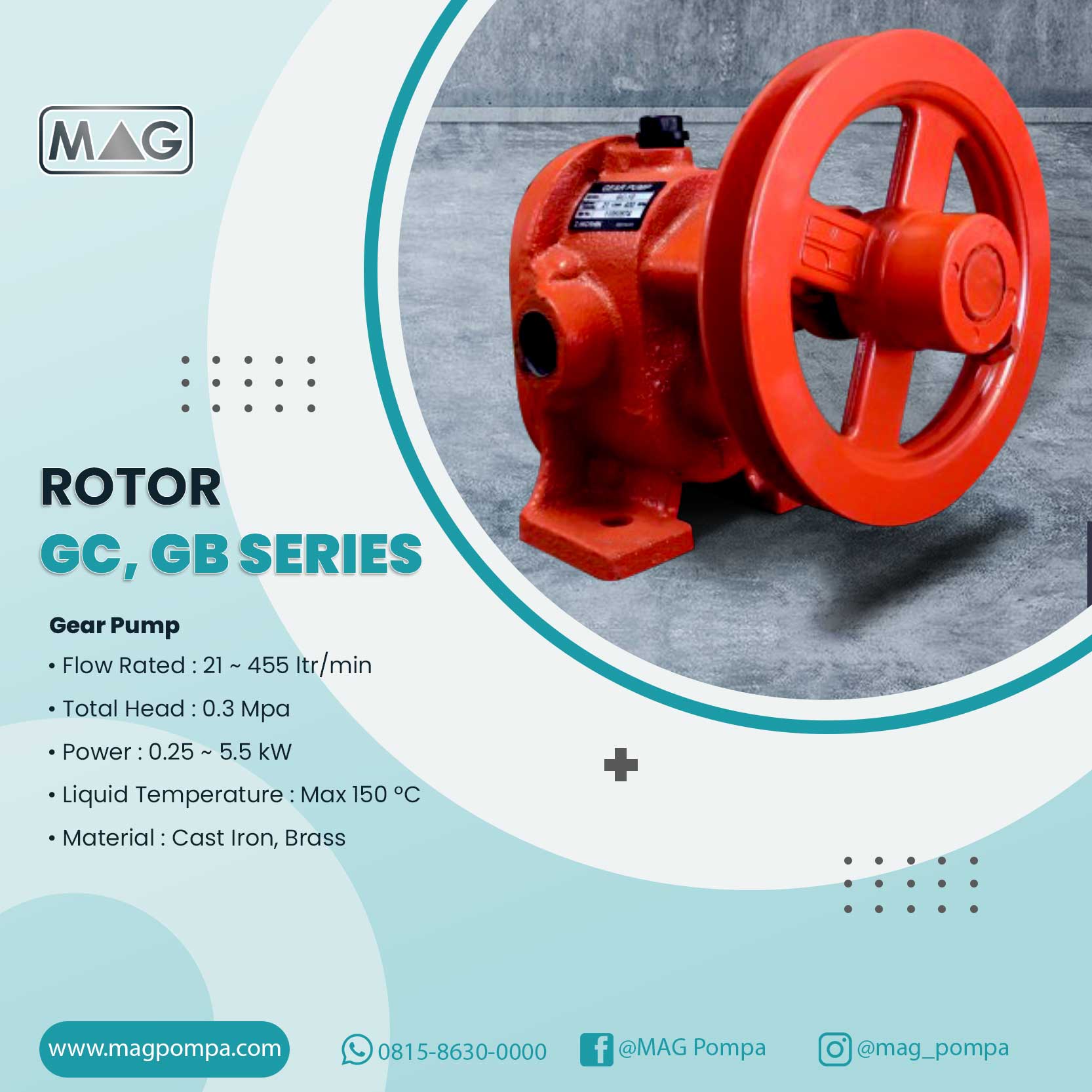 Rotor Pump GC, GB Series